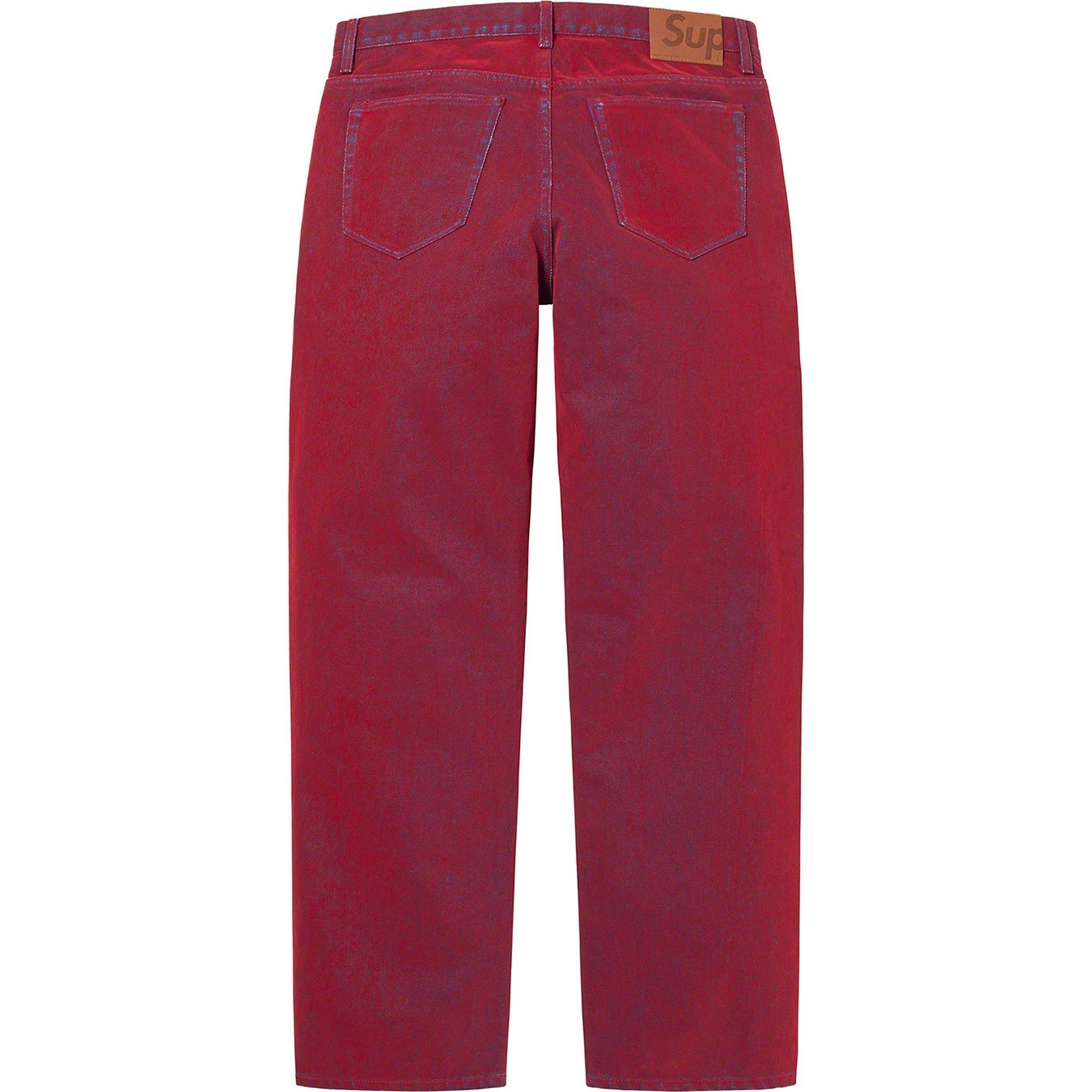 Flocked Regular Jean view 4
